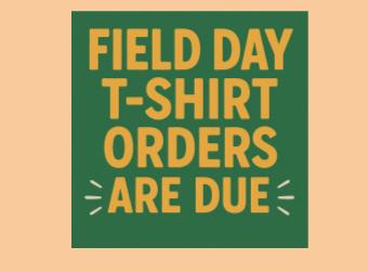 Order Field Day T-shirts/Pedir camisetas del Día de Campo